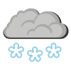 Snow, Moderate breeze, Southeast